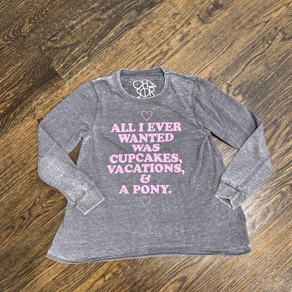 Chaser Charcoal Long Sleeve Tee